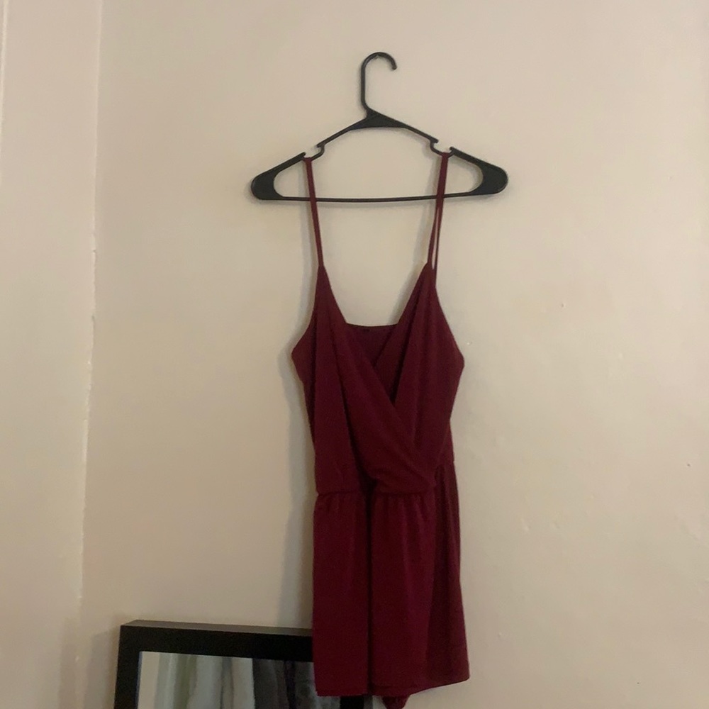 Forever21, S & M, Maroon Dress & Romper